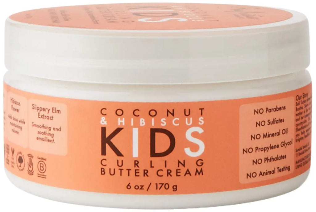 Shea Moisture Coconut & Hibiscus KIDS Curling Butter Crème 6 oz
