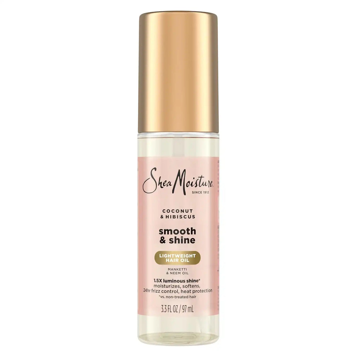 Shea Moisture Coconut & Hibiscus Smooth and Shine Hair Oil 3.3oz Main image