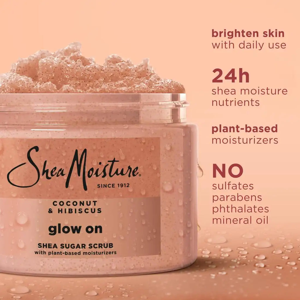 SheaMoisture Shea Sugar Body Scrub Coconut Hibiscus 12 oz