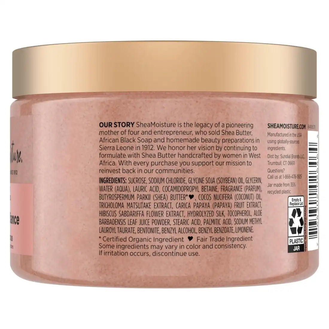 SheaMoisture Shea Sugar Body Scrub Coconut Hibiscus 12 oz Secondary image
