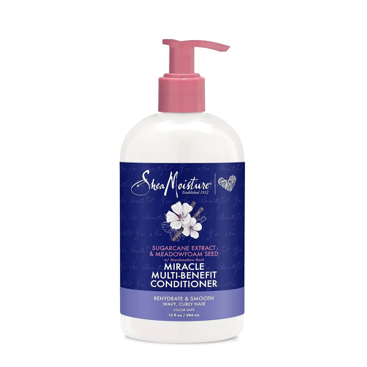 SheaMoisture Silicone Free Conditioner for Dry Hair, Sugarcane and Meadowfoam, Sulfate Free Conditioner, 13 Oz