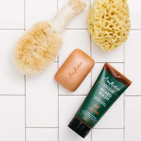 SheaMoisture Beard Wash for a Full Beard Maracuja Oil & Shea Butter to Deep Clean and Refresh Beards 6 oz (Pack of 24) Secondary image