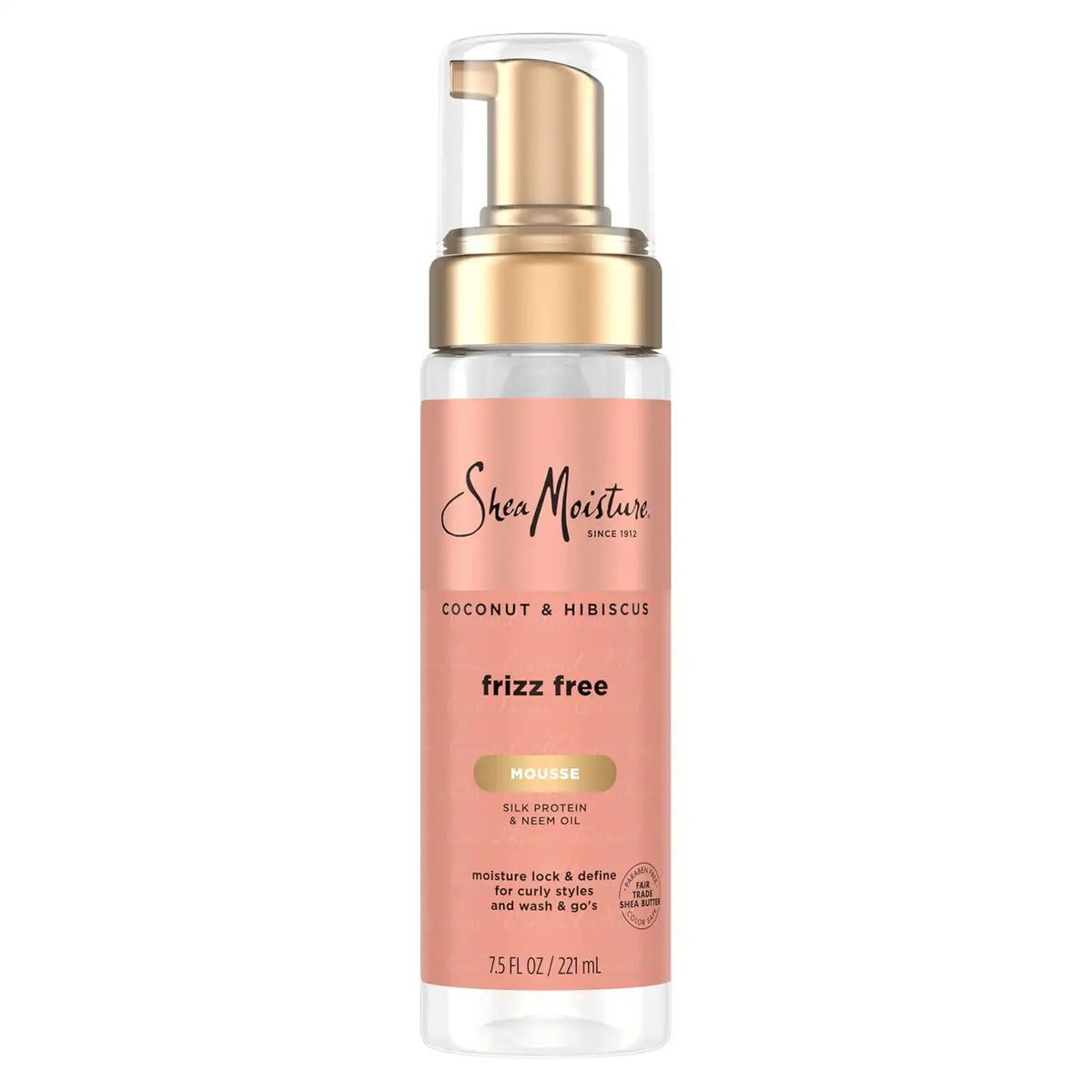 SHEA MOISTURE Sheamoisture Coconut & Hibiscus Frizz-free Curl Mousse - 7.5 Fl Oz, 7.5 Oz (290612 ) Main image