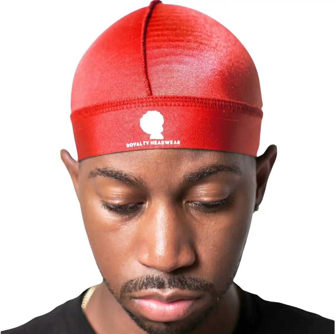 Royalty Headwear Silky Wave Cap for 360, 540 & 720 Waves, Soft Breathable Durag Skull Cap Beanie for Men Main image