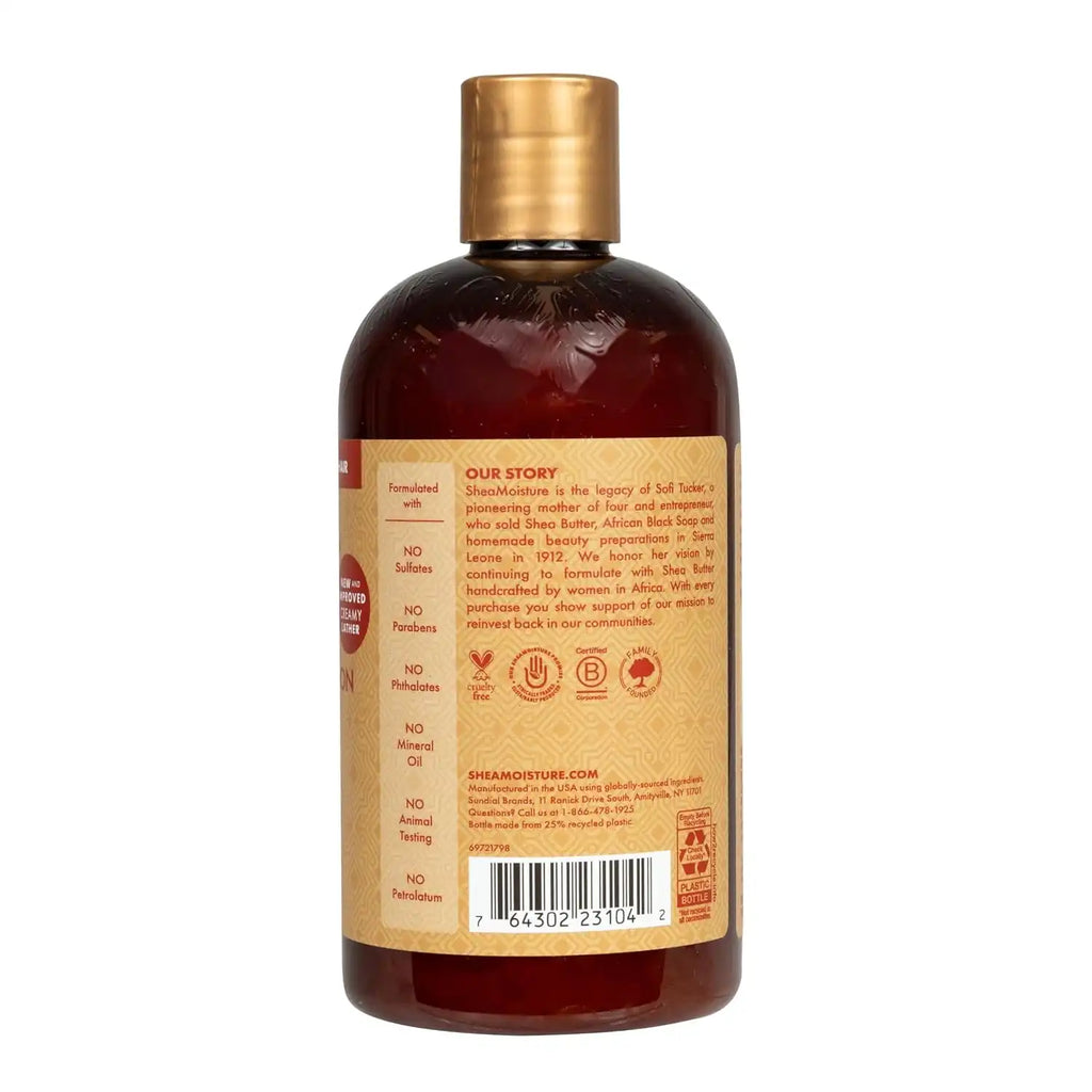 Shea Moisture Intensive Hydration Shampoo Manuka Honey and Mafura Oil for Dry, Damaged Hair Sulfate-Free 13 oz (Pack of 4)