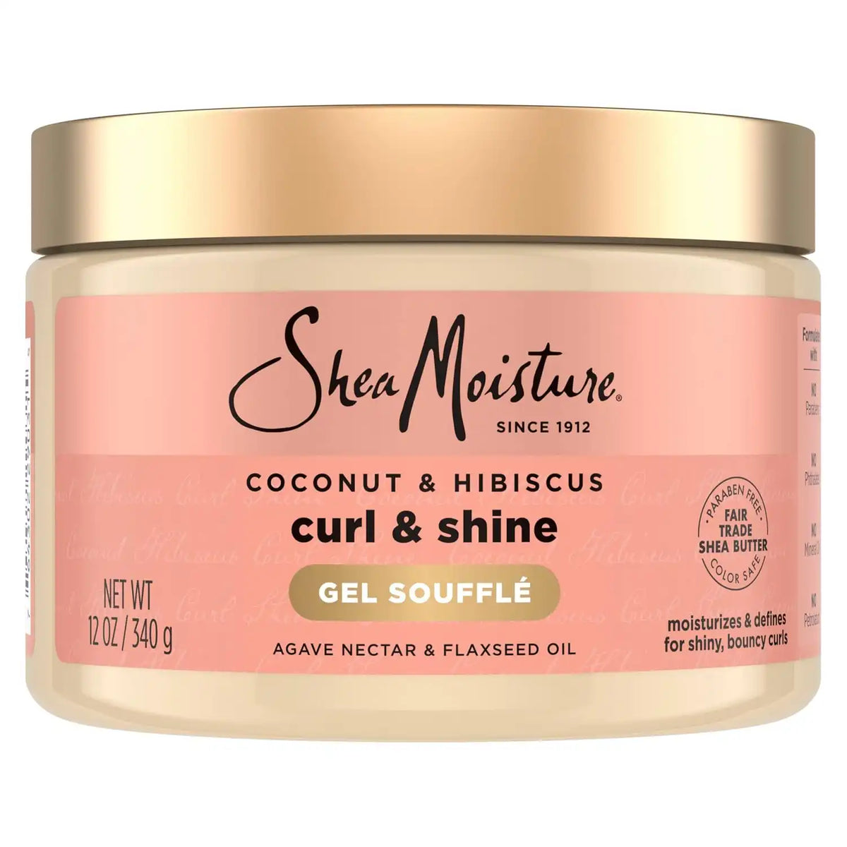 Shea Moisture Coconut & Hibiscus Curling Gel Soufflé 12oz Main image