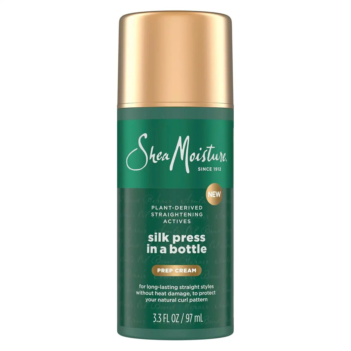 SheaMoisture Silk Press Prep Cream with Plant-Derived Straightening Actives,Alma Oil&Hydroplex Technology Provides Heat Protection While Helping toPreserve Natural Curl Pattern,3.3 Fl Oz (Pack of 12) Main image