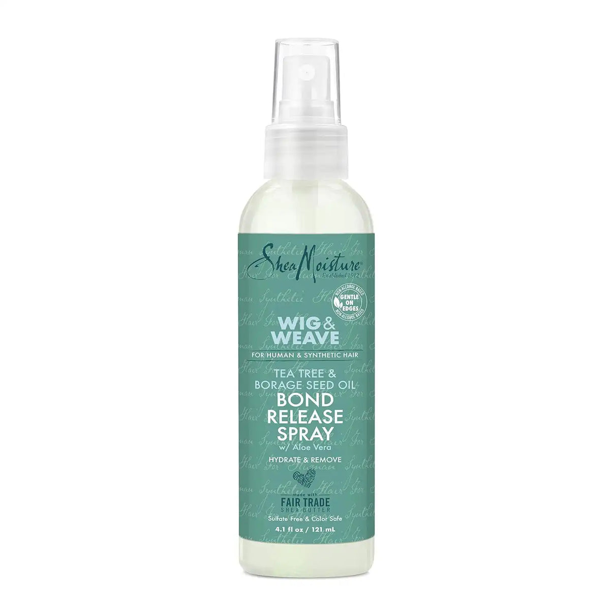 SheaMoisture Bond Release Hair Spray for Wig and Weave, Tea Tree and Borage Seed, Alcohol Free Hairspray, 4.1 Oz Main image