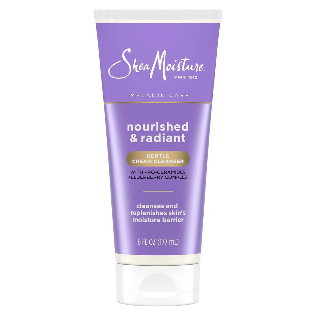 Shea Moisture Melanin Care Gentle Cream Cleanser Nourished & Radiant 6 oz