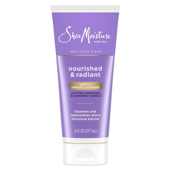 Shea Moisture Melanin Care Gentle Cream Cleanser Nourished & Radiant 6 oz