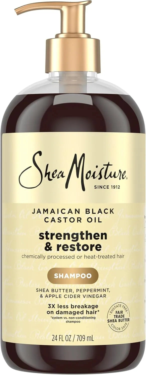 Shea Moisture Jamaican Black Castor Oil Shampoo Strengthen & Restore 24oz Main image