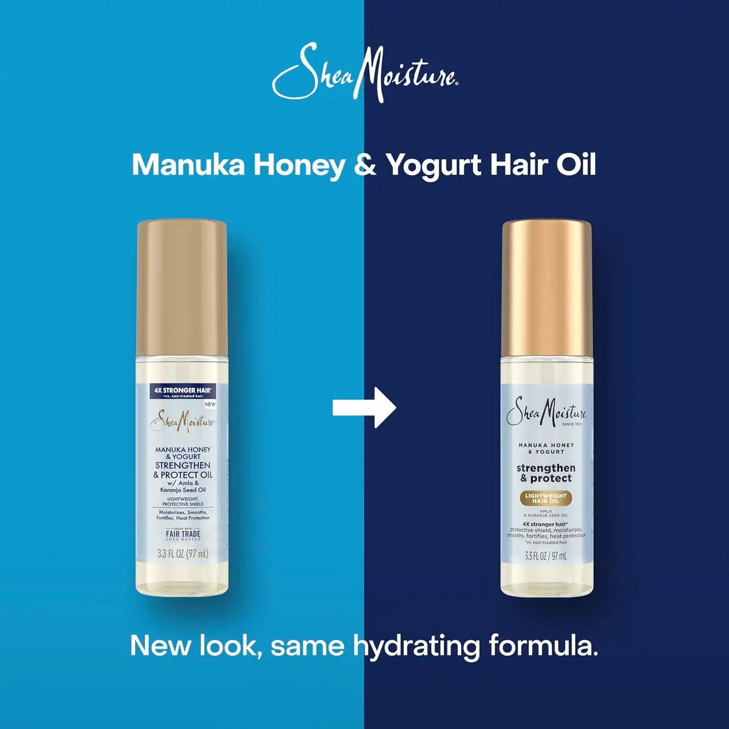 Shea Moisture Strengthen & Protect Hair Oil 3.3oz Secondary image