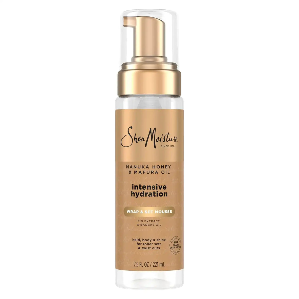 Shea Moisture Manuka Honey & Mafura Oil Wrap & Set Mousse 7.5oz Main image