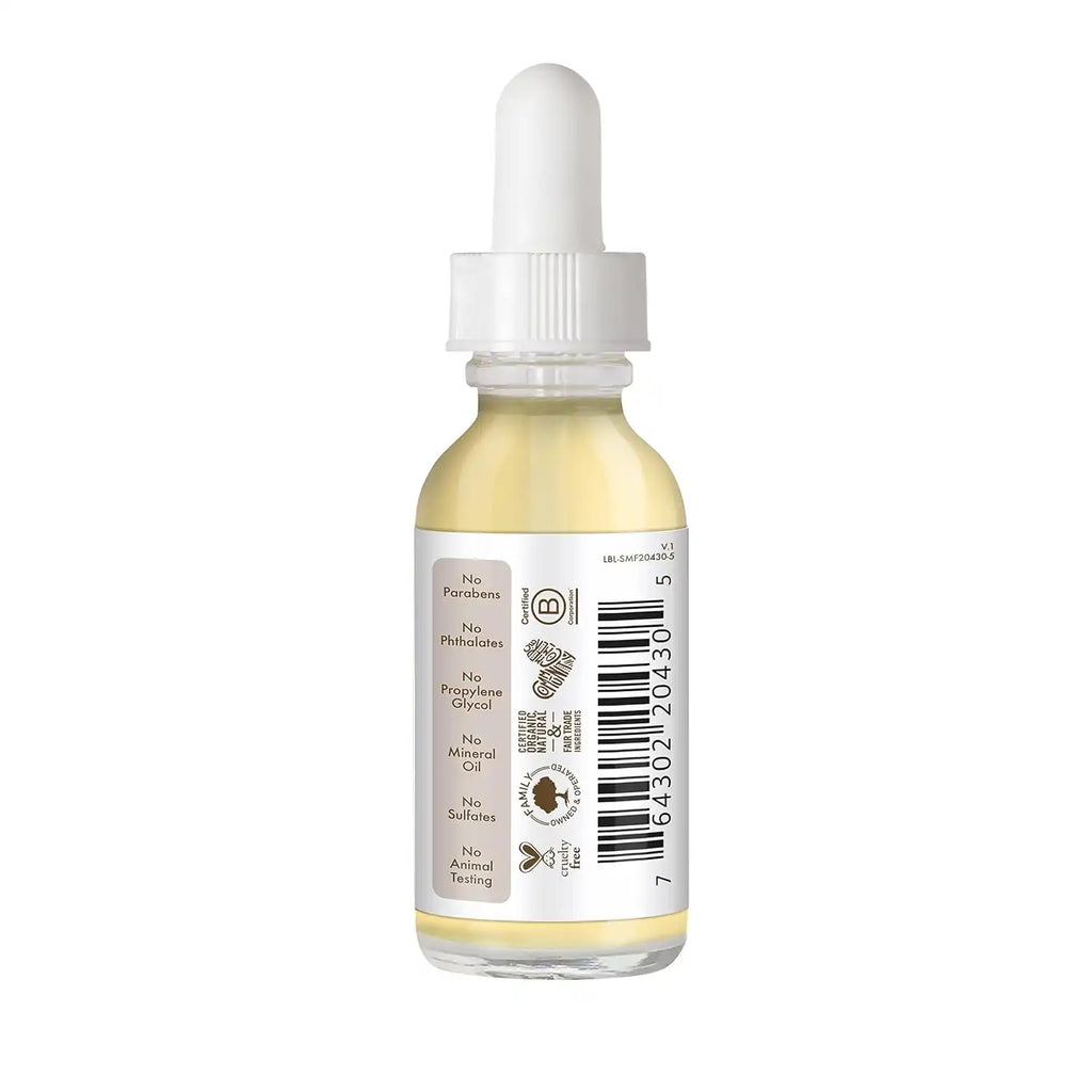 SheaMoisture Overnight Face Oil for All Skin Types 100% Virgin Coconut Oil for Daily Hydration 1 oz