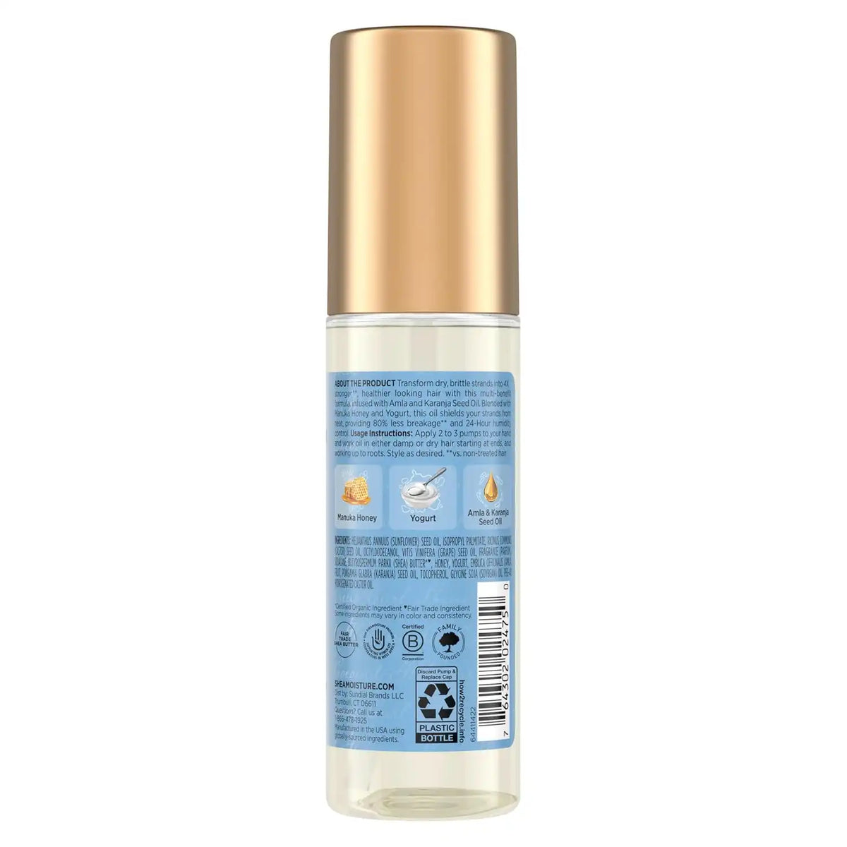Shea Moisture Strengthen & Protect Hair Oil 3.3oz Main image