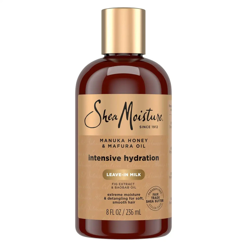 SheaMoisture Hydration Hair Milk Manuka Honey and Mafura Oil for Dry Hair to Hydrate and Style Hair 8 oz