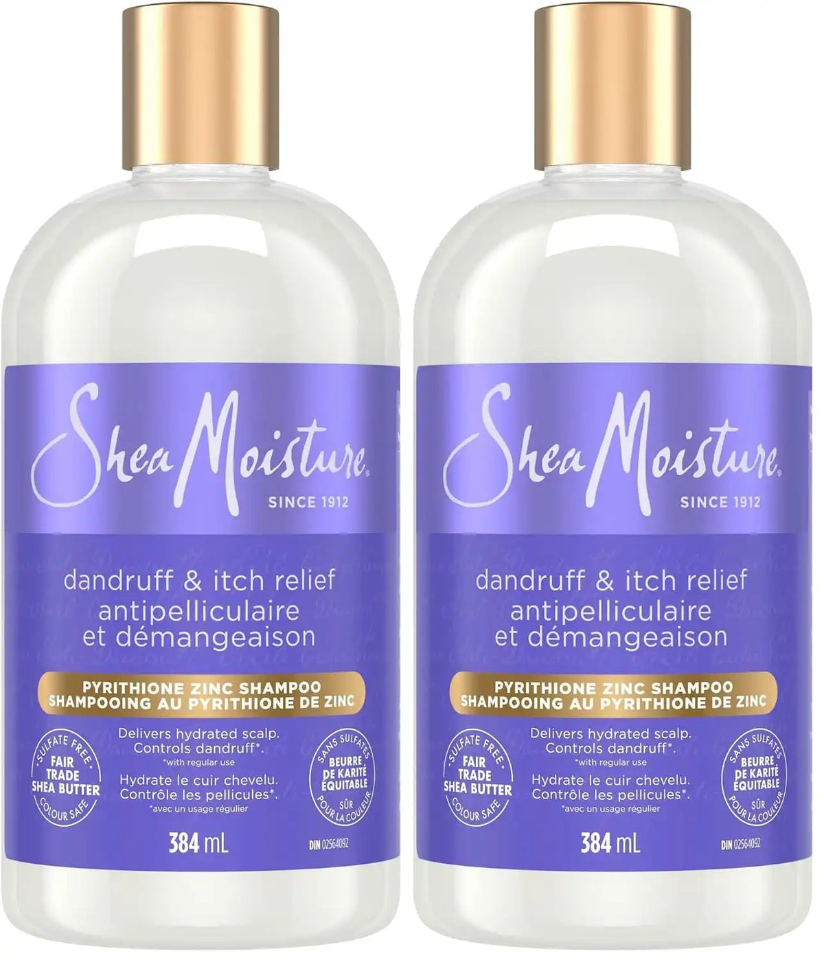 SheaMoisture Anti-Dandruff Shampoo Apple Cider Vinegar & Salicylic Acid For Removing Buildup System For A Healthier Scalp 13 Oz,(Pack of 2) Main image
