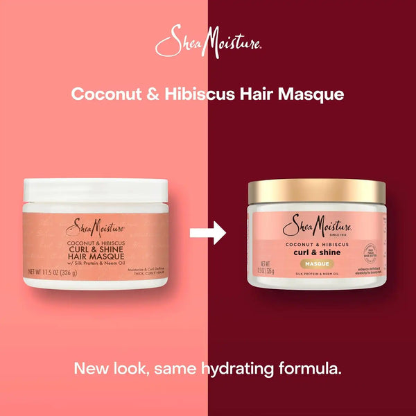 Shea Moisture Coconut & Hibiscus Hair Mask for Curly Hair 11.5oz