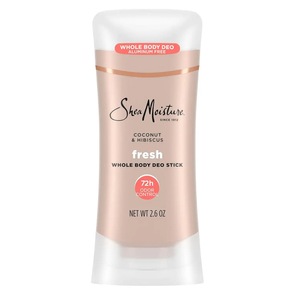SheaMoisture Whole Body Deodorant Stick 72h Odor Control Fresh Aluminum Free 2.6 oz