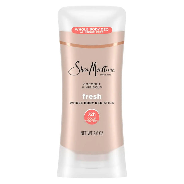 SheaMoisture Whole Body Deodorant Stick 72h Odor Control Fresh Aluminum Free 2.6 oz