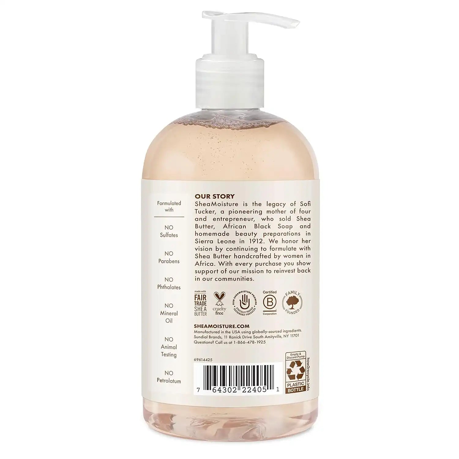 SheaMoisture Baby Wash and Shampoo for Baby Skin 100% Virgin Coconut Oil Cruelty Free Skin Care 13 oz Secondary image