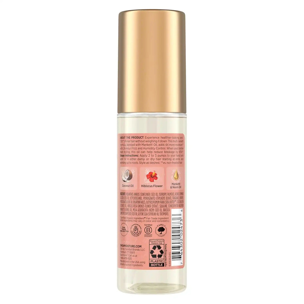 Shea Moisture Coconut & Hibiscus Smooth and Shine Hair Oil 3.3oz