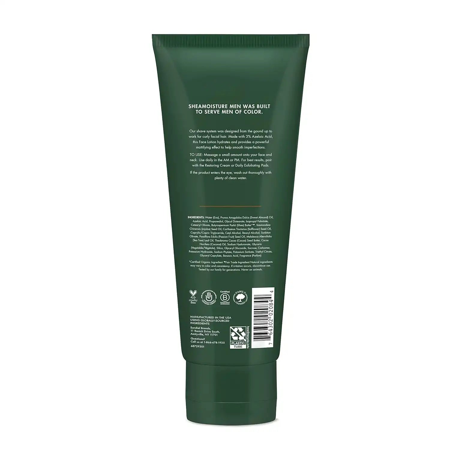 SheaMoisture Men Lotion for Soft, Smooth Skin Daily Moisturizing Face Lotion Dermatologist-Tested Skin Care Proven to Prevent Razor Bumps When Using Our System 3.5 oz Secondary image