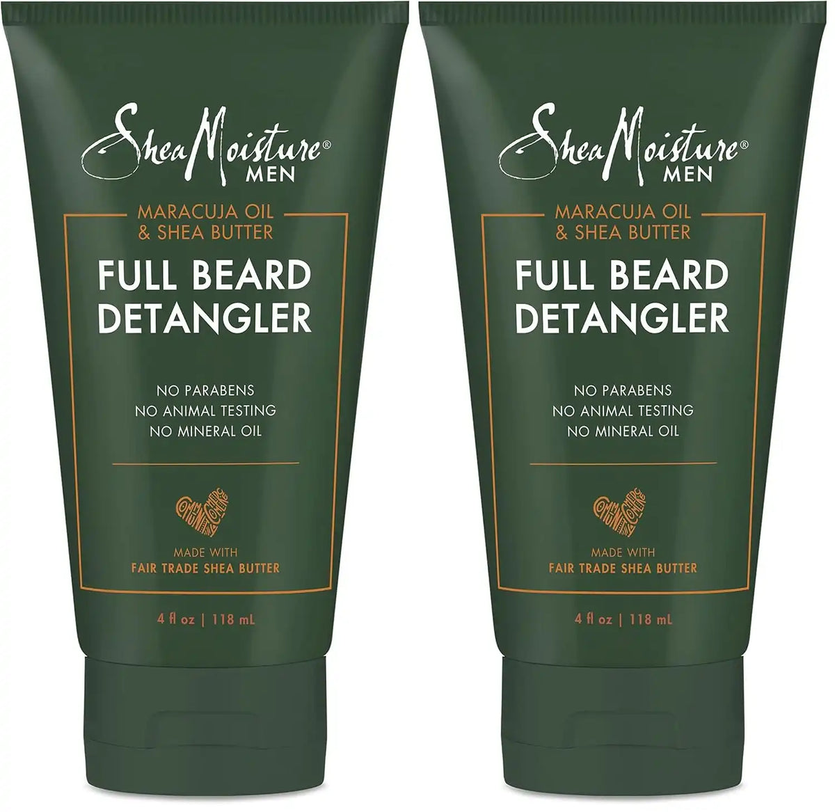SheaMoisture Beard Conditioner,Full Beard Detangler for Full Beards,Maracuja Oil and Shea Butter,Paraben Free,4 oz,(Pack of 2) Main image