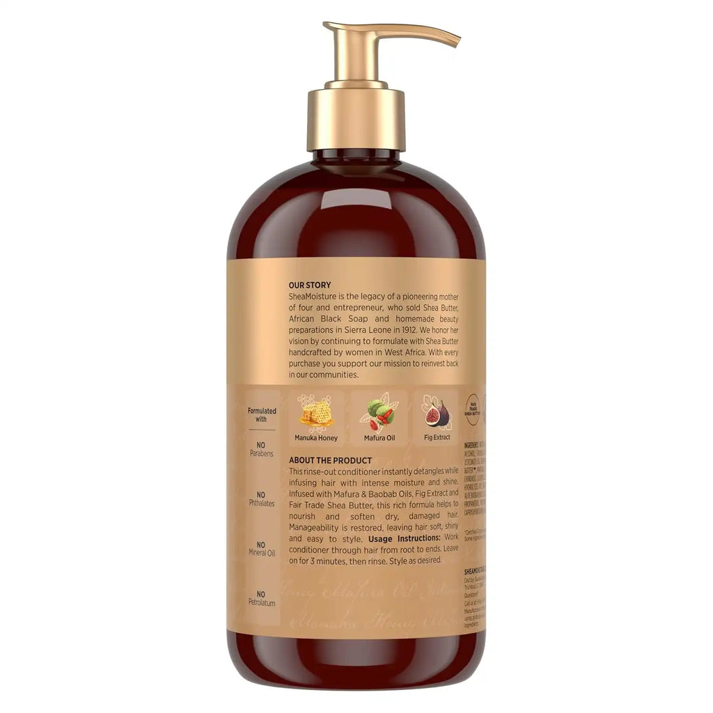 Shea Moisture Intensive Hydration Conditioner for Dry, Damaged Hair Manuka Honey and Mafura Oil deep moisturizing conditioner 24oz