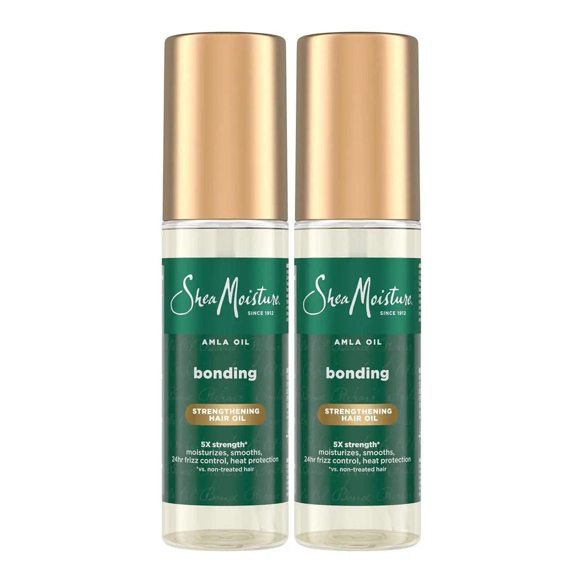 SheaMoisture Bonding Oil Amla Oil To Protect,Strengthen And Smooth Hair With Amla-Oil And Fair-Trade Shea Butter With 5X Strength-And 24-Hour Frizz & Humidity Control 3.3 Fl Oz,(Pack of 2) Main image