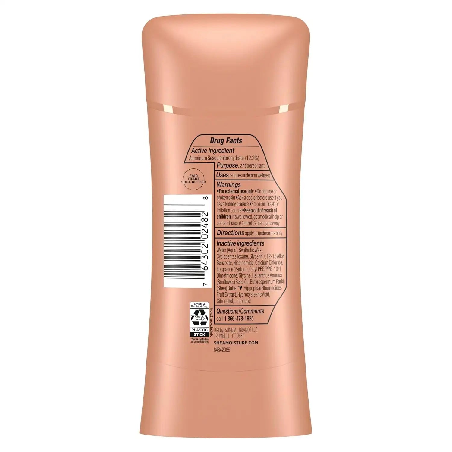 SheaMoisture Antiperspirant Deodorant Stick Even Tone Vitamin C & Niacinamide for 48HR Sweat & Odor Protection with No Parabens & No Mineral Oil 2.6 oz, (Pack of 4) Secondary image
