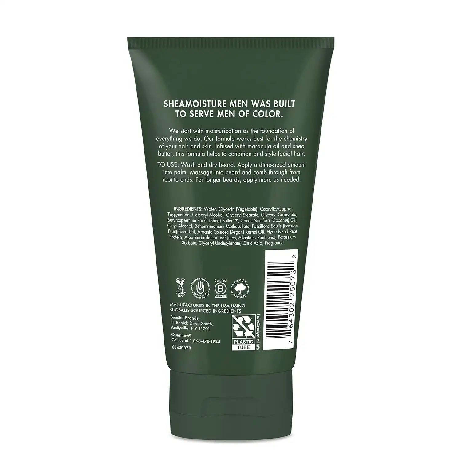 SheaMoisture Beard Conditioner, Full Beard Detangler for Full Beards, Maracuja Oil and Shea Butter, Paraben Free, 4 oz Secondary image