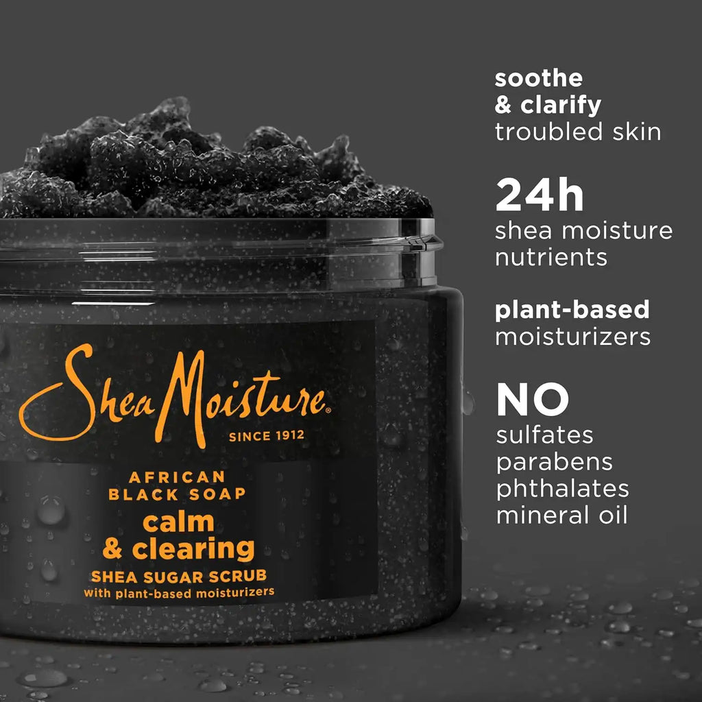 SheaMoisture African Black Soap Sugar Body Scrub 12oz