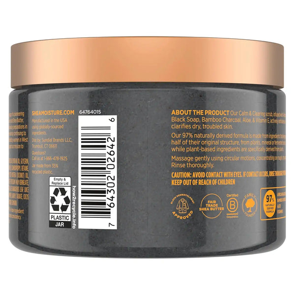 SheaMoisture African Black Soap Sugar Body Scrub 12oz