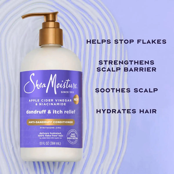 SheaMoisture Anti-Dandruff Conditioner Apple Cider Vinegar Niacinamide 13oz