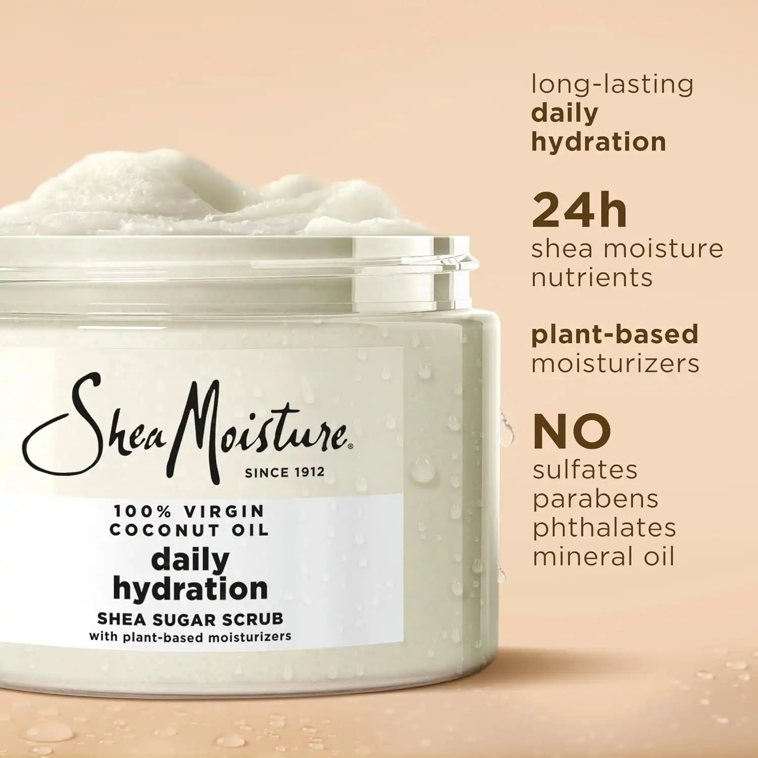 SheaMoisture Shea Sugar Body Scrub Virgin Coconut Oil 12 FO Secondary image