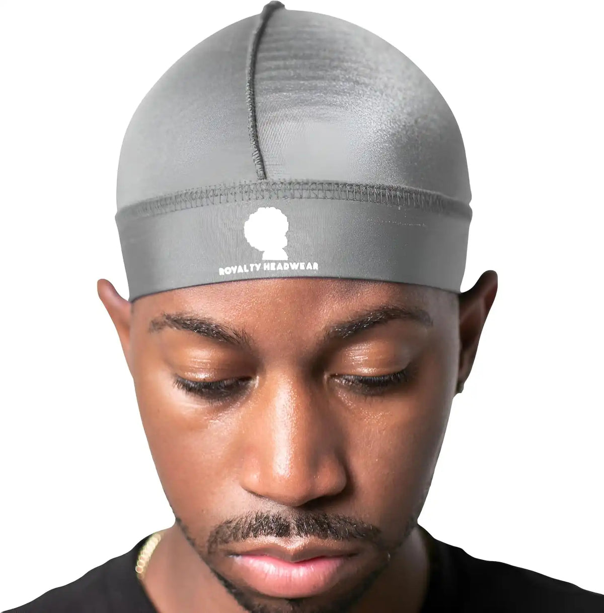 Royalty Headwear Silky Wave Cap for 360, 540 & 720 Waves, Soft Breathable Durag Skull Cap Beanie for Men Main image
