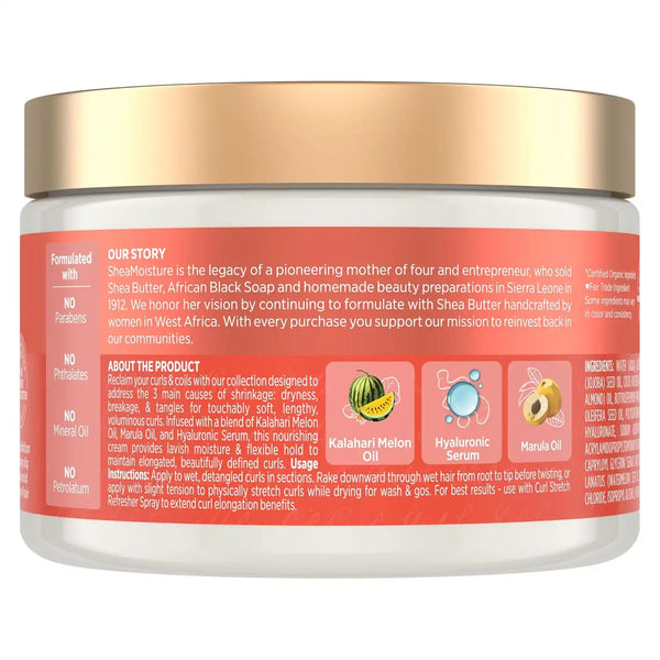 Shea Moisture Curl Stretch Volume Cream for Type 4 Hair, 11 Ounce (Pack of 12)