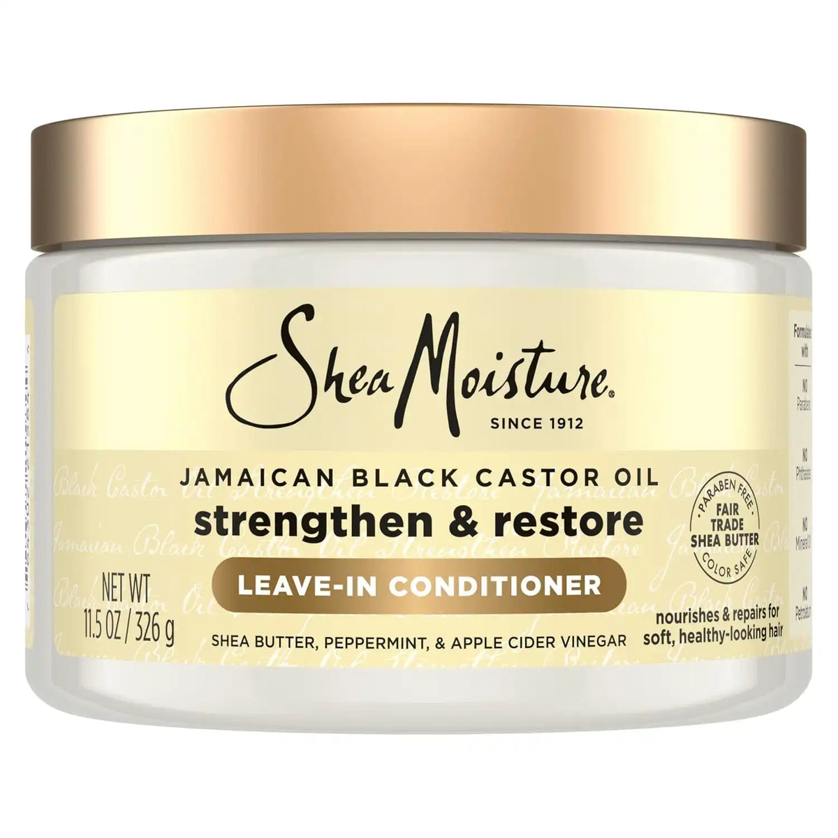 Shea Moisture Jamaican Black Castor Oil Strengthen & Grow Leave-In Conditioner, 11 Ounce Main image