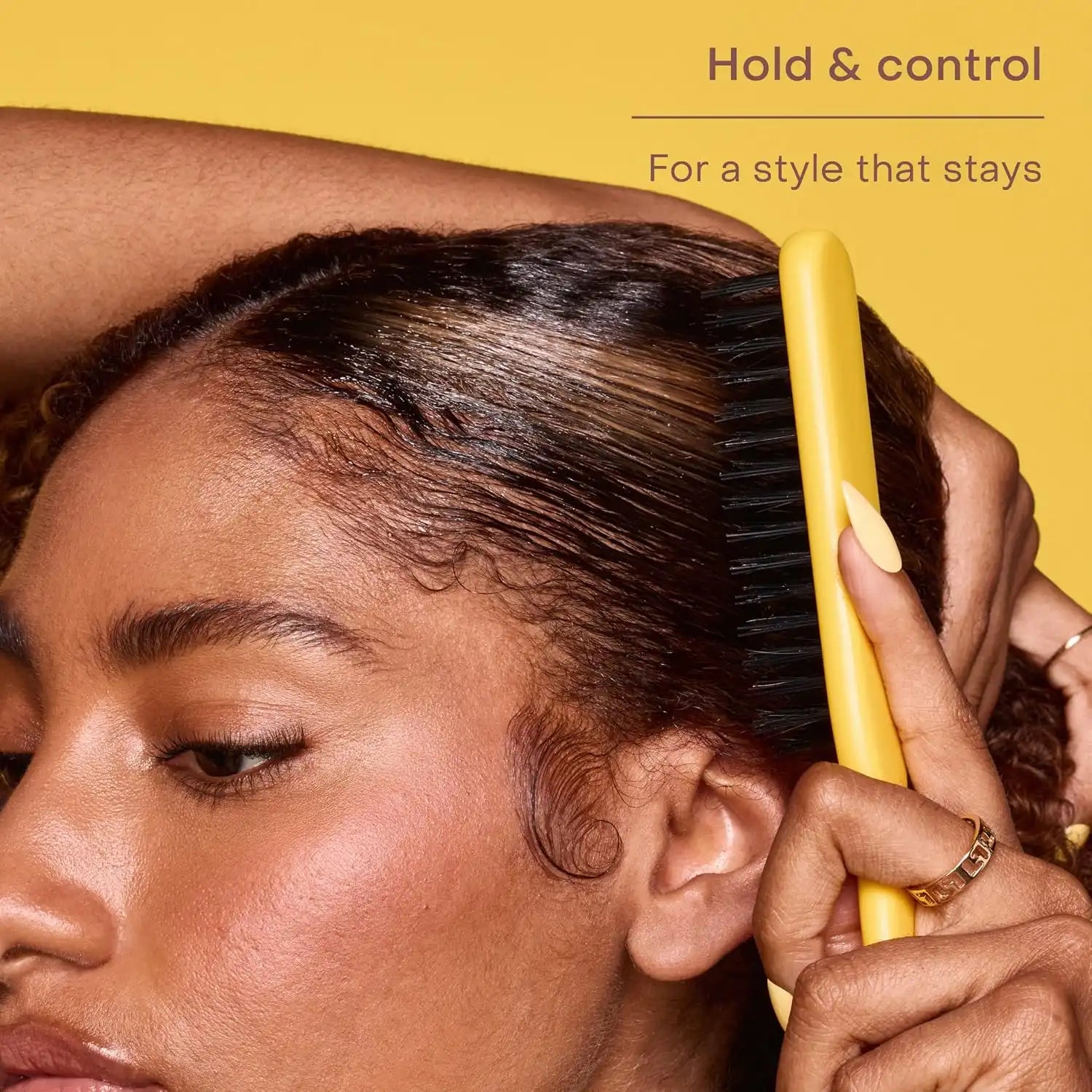 Shea Moisture Strong Hold Styling Gel with Flaxseed 15oz Secondary image