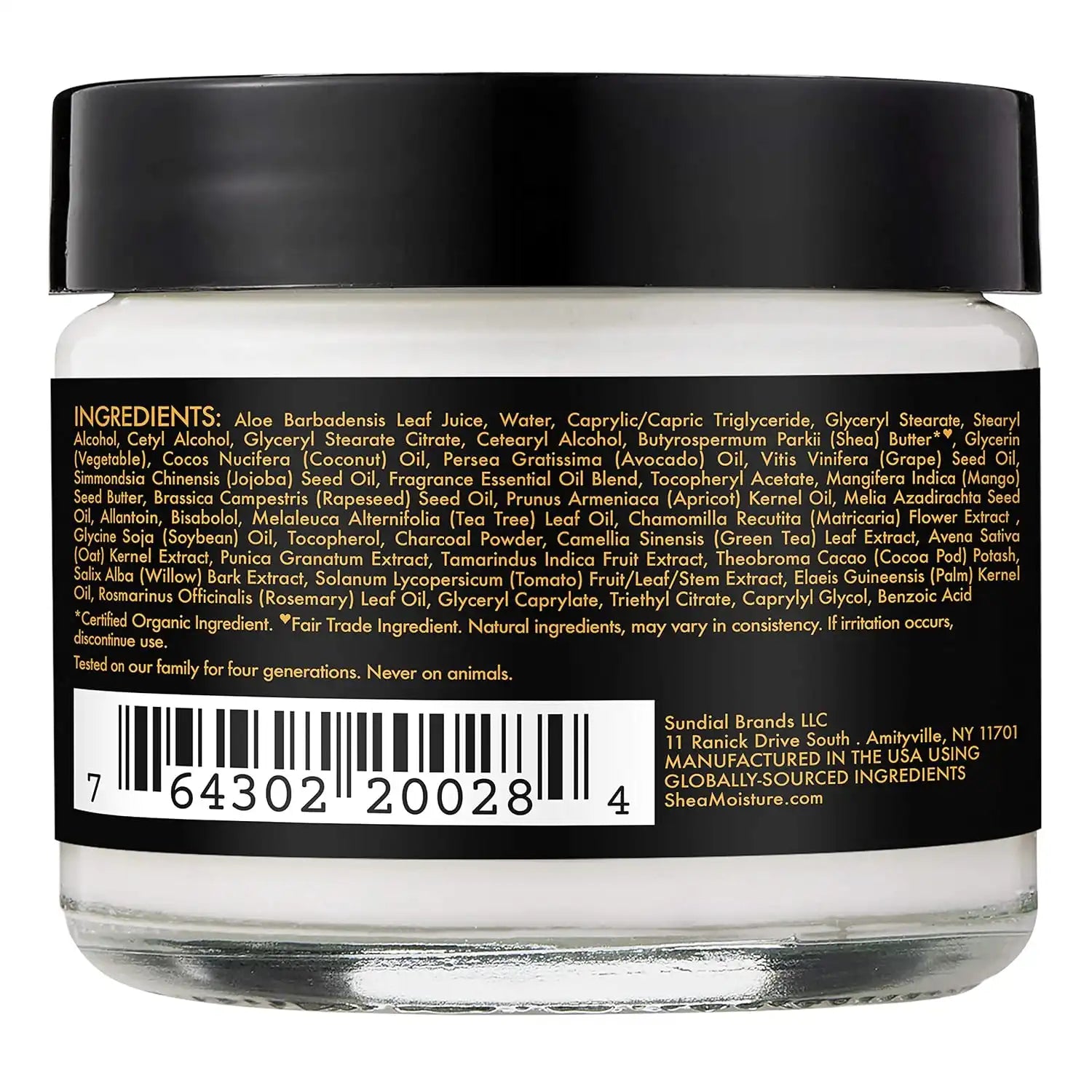 SheaMoisture Balancing Moisturizer for Dry Skin African Black Soap with Shea Butter 2 oz (Pack of 4) Secondary image